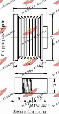 Autokit 03.81478 - Puleggia cinghia, Alternatore autozon.pro