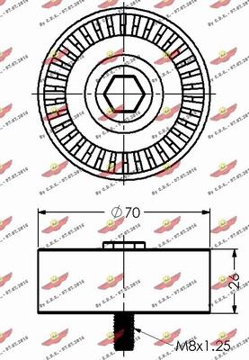 Autokit 03.81598 - Galoppino / Guidacinghia, Cinghia Poly-V autozon.pro