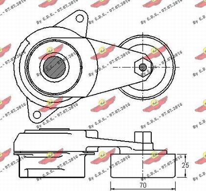 Autokit 03.81538 - Tendicinghia, Cinghia Poly-V autozon.pro