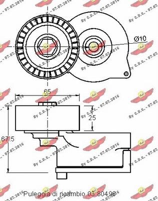 Autokit 03.81528 - Tendicinghia, Cinghia Poly-V autozon.pro