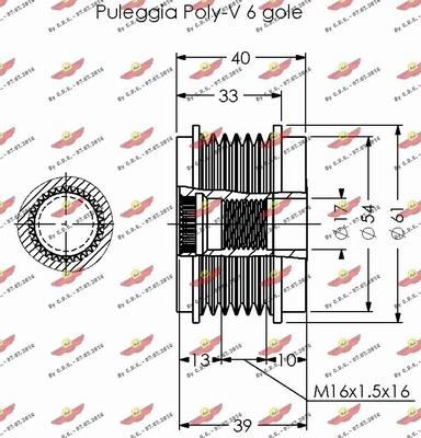 Autokit 03.81648 - Puleggia cinghia, Alternatore autozon.pro