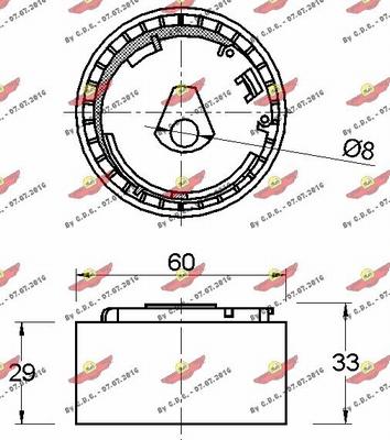 Autokit 03.81618 - Rullo tenditore, Cinghia dentata autozon.pro