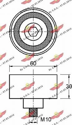 Autokit 03.81627 - Galoppino / Guidacinghia, Cinghia dentata autozon.pro