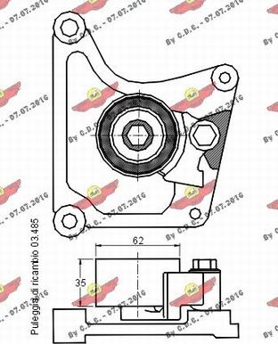 Autokit 03.81049 - Rullo tenditore, Cinghia dentata autozon.pro