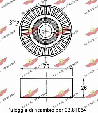 Autokit 03.81065 - Smorzatore vibrazioni, Cinghia Poly-V autozon.pro