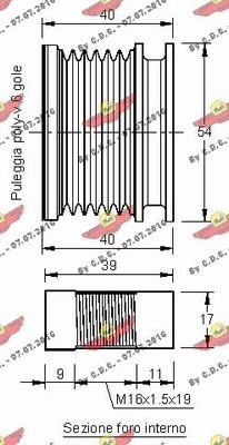 Autokit 03.81008 - Puleggia cinghia, Alternatore autozon.pro