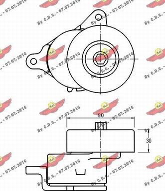 Autokit 03.81199 - Tendicinghia, Cinghia Poly-V autozon.pro