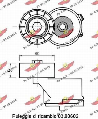 Autokit 03.81140 - Tendicinghia, Cinghia Poly-V autozon.pro