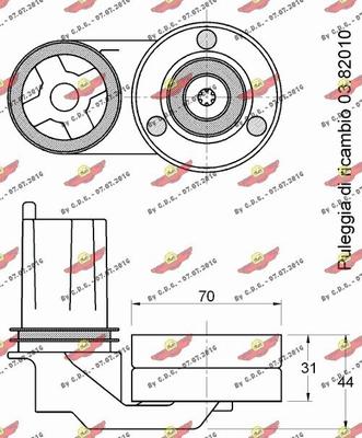 Autokit 03.81147 - Tendicinghia, Cinghia Poly-V autozon.pro