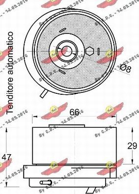 Autokit 03.81156 - Rullo tenditore, Cinghia dentata autozon.pro