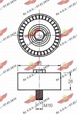 Autokit 03.81178 - Galoppino / Guidacinghia, Cinghia Poly-V autozon.pro