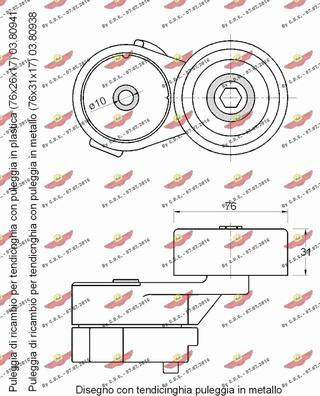 Autokit 03.81891 - Tendicinghia, Cinghia Poly-V autozon.pro