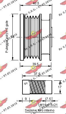 Autokit 03.81397 - Puleggia cinghia, Alternatore autozon.pro