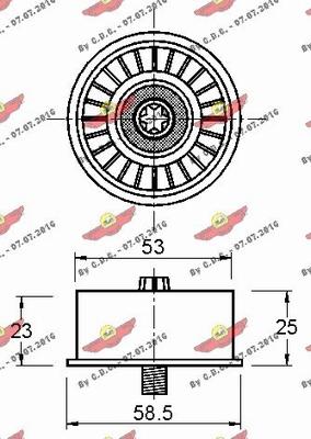 Autokit 03.81364 - Galoppino / Guidacinghia, Cinghia dentata autozon.pro