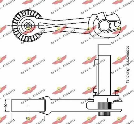 Autokit 03.81316 - Tendicinghia, Cinghia Poly-V autozon.pro