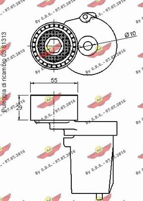 Autokit 03.81312 - Tendicinghia, Cinghia Poly-V autozon.pro