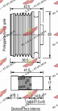 Autokit 03.81251 - Puleggia cinghia, Alternatore autozon.pro