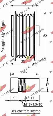 Autokit 03.81253 - Puleggia cinghia, Alternatore autozon.pro