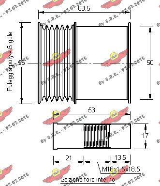 Autokit 03.81264 - Puleggia cinghia, Alternatore autozon.pro