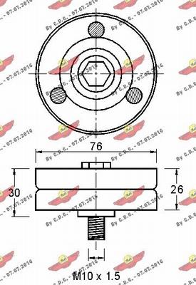 Autokit 03.81268 - Galoppino / Guidacinghia, Cinghia Poly-V autozon.pro