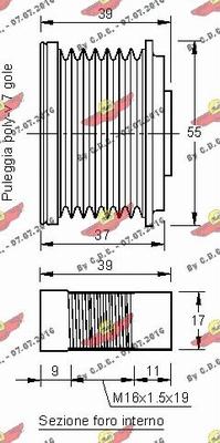 Autokit 03.81215 - Puleggia cinghia, Alternatore autozon.pro