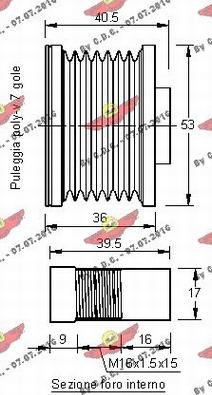 Autokit 03.81212 - Puleggia cinghia, Alternatore autozon.pro