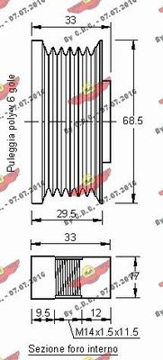 Autokit 03.81275 - Puleggia cinghia, Alternatore autozon.pro