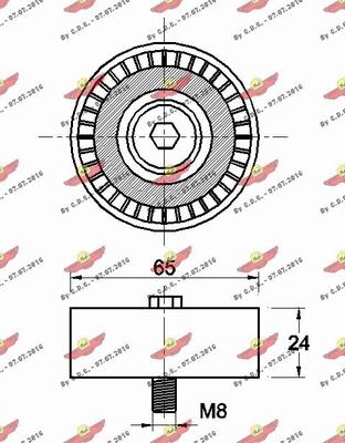 Autokit 03.81795 - Galoppino / Guidacinghia, Cinghia Poly-V autozon.pro