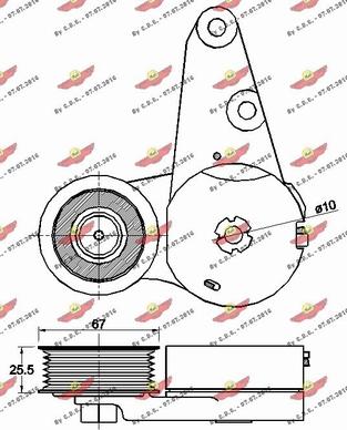 Autokit 03.81797 - Tendicinghia, Cinghia Poly-V autozon.pro