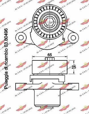 Autokit 03.81752 - Tendicinghia, Cinghia Poly-V autozon.pro