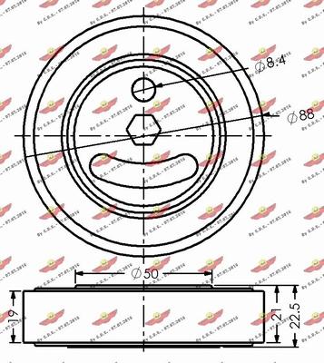 Autokit 03.81708 - Tendicinghia, Cinghia Poly-V autozon.pro