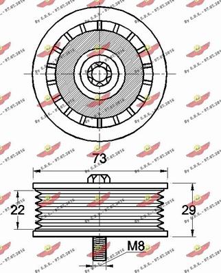 Autokit 03.81779 - Galoppino / Guidacinghia, Cinghia Poly-V autozon.pro