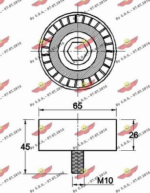 Autokit 03.81770 - Galoppino / Guidacinghia, Cinghia Poly-V autozon.pro