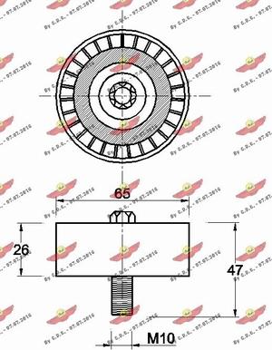 Autokit 03.81771 - Galoppino / Guidacinghia, Cinghia Poly-V autozon.pro