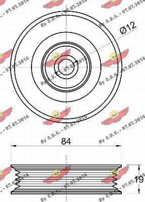 Autokit 03.82053 - Galoppino / Guidacinghia, Cinghia Poly-V autozon.pro