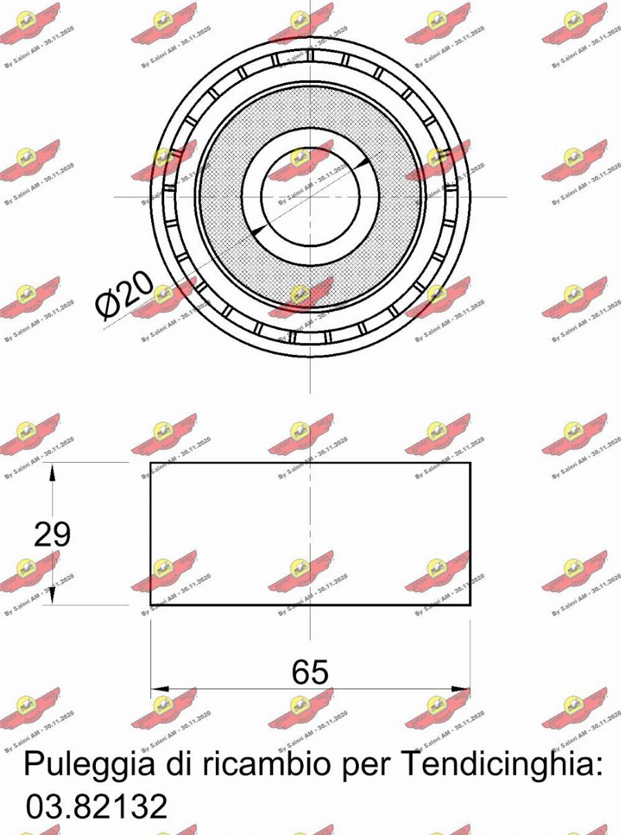 Autokit 03.82171 - Galoppino / Guidacinghia, Cinghia Poly-V autozon.pro