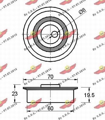 Autokit 03.391 - Rullo tenditore, Cinghia dentata autozon.pro