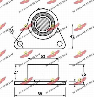 Autokit 03.202 - Galoppino / Guidacinghia, Cinghia dentata autozon.pro