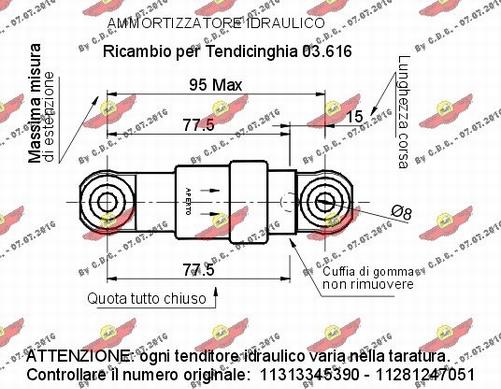 Autokit 03.225 - Smorzatore vibrazioni, Cinghia Poly-V autozon.pro