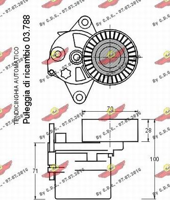 Autokit 03.762 - Tendicinghia, Cinghia Poly-V autozon.pro