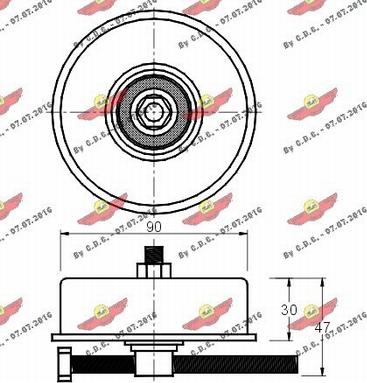 Autokit 03.704 - Tendicinghia, Cinghia Poly-V autozon.pro