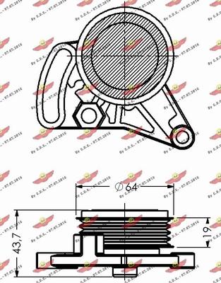 Autokit 03.774 - Tendicinghia, Cinghia Poly-V autozon.pro