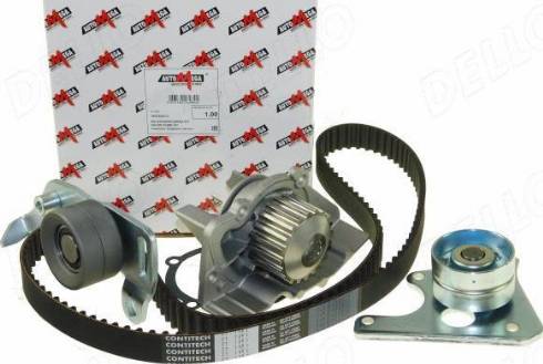 Automega 160004510 - Pompa acqua + Kit cinghie dentate autozon.pro