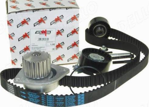 Automega 160003810 - Pompa acqua + Kit cinghie dentate autozon.pro