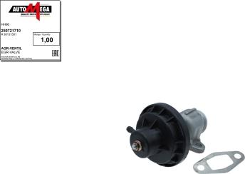 Automega 250721710 - Valvola ricircolo gas scarico-EGR autozon.pro