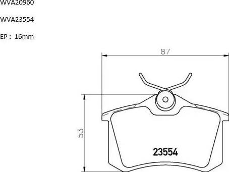 Automotor France ABP9974 - Kit pastiglie freno, Freno a disco autozon.pro