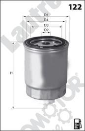 Automotor France LATG102 - Filtro carburante autozon.pro