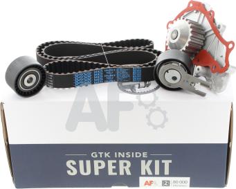 Automotor France STK4980 - Pompa acqua + Kit cinghie dentate autozon.pro