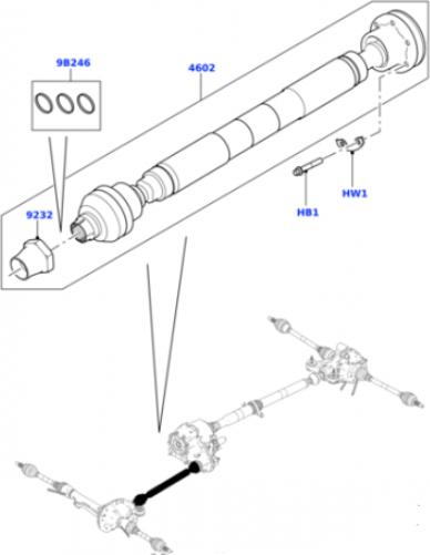 AUTO-SPEED PARTS 3950LR1023 - Albero cardanico, Trasmissione al ponte autozon.pro