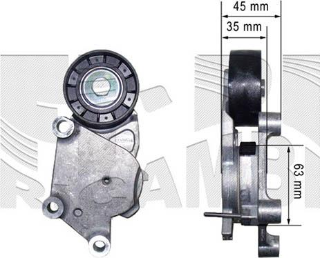 Autoteam A04716 - Tendicinghia, Cinghia Poly-V autozon.pro